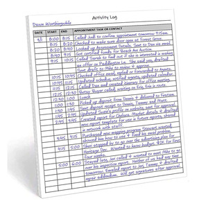 Attività quotidiana personalizzata lavoro per fare lista blocco note attività registro delle attività A4 formato A5 per l'ufficio - Product Image 4