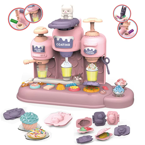 เครื่องทำไอศครีมดินเหนียวหลากสีเครื่องของเล่น DIY ของเล่นกระตุ้นประสาทสัมผัสดินเหนียวโพลิเมอร์22ชิ้น - Product Image 4