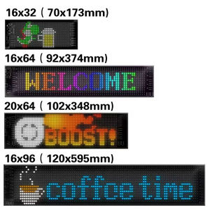 Flexibles LED-Auto-Panel USB 5V Bluetooth-LED-Display Programmier bares Text muster Fernbedienung LED-Bildschirm