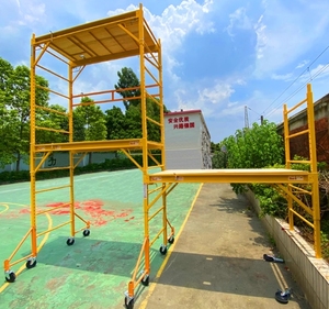 Scaffoldings Movable Frame and Mobile Building Scaffolding <strong>Fixed</strong> Forged Cheap <strong>Scaffold</strong> - Product Image 4
