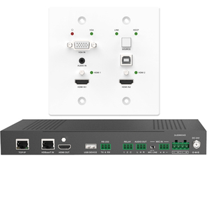 <strong>HDMI</strong>\DP\<strong>VGA</strong> <strong>Input</strong> HDBaseT Technology <strong>Output</strong> Upto 70m Wall Plate Extender