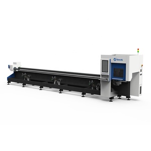 Máquinas profesionales de corte por láser de fibra de tubo CNC de 3000W, Material de cola corta, cortador láser de tubo de Metal, sistema de carga automático - Product Image 4