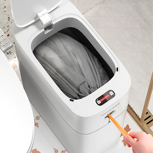 JOYBOS akıllı çöp kutuları dikdörtgen mini indüksiyon çöp kutusu sensör otomatik çöp kutusu toptan ile wastebin serin olabilir - Product Image 3