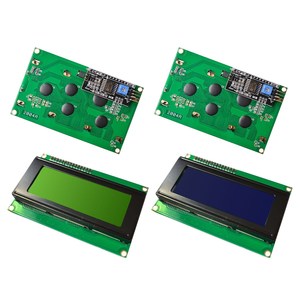 LCD2004+I2C 2004 20 × 4 2004 A blauer/grüner Bildschirm HD44780 Zeichen LCD /w IIC/I2C serieller Schnittstellenadapter Modul für Arduino