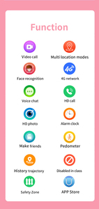 Neueste Smart Android Watch 4G IPS Bildschirm Taschenlampe Bild Text nachricht Musikspiel App Download für Kinder - Product Image 6