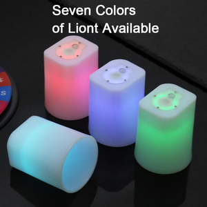 Nhà Máy Bán Buôn Đảng Sàng Thanh Hộp Đêm Biểu Tượng Tùy Chỉnh Nhựa Đầy Màu Sắc Nhấp Nháy <span class=keywords><strong>LED</strong></span> Sáng Xúc Xắc Cup - Product Image 3