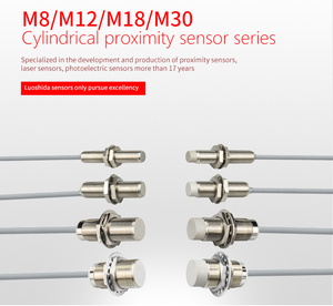 Luoshida Sensor de proximidad inductivo de forma de cantidad al ras o sin al ras de alta precisión M8 M12 M18 M30 - Product Image 6