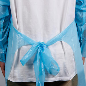 Hot-bán không vô trùng PE dùng một lần không thấm nước tạp dề Áo CE chứng nhận chống tĩnh mức độ D bảo vệ người lớn sử dụng chất lượng cao - Product Image 5