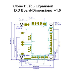 3DプリンターマザーボードクローンDuet3拡張ボード1XD A CAN-FD Duet3メインボード用の接続された拡張ボード - Product Image 4