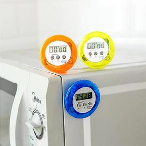 Ingrosso Custom forma rotonda Mini elettrico LCD da cucina Timer digitale per la cottura conto alla rovescia Timer sveglia utensili da cucina - Product Image 4