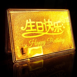 Richshining Tùy Chỉnh LED Bảng Tin Đăng Ký Câu Lạc Bộ Đêm VIP Marquee Presenter Cho Hạnh Phúc Sinh Nhật Đảng Sự Kiện Giáng Sinh Lễ Kỷ niệm - Product Image 1