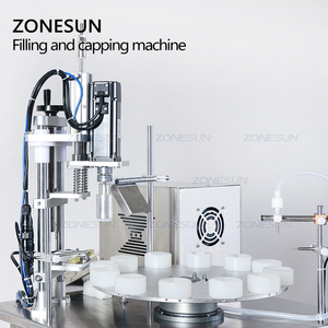ZONESUN ZS-AFC1P otomatik peristaltik pompa masaüstü monoblok parfüm sıvı şişe Roll-on şişe dolum ve kapatma makinesi - Product Image 2