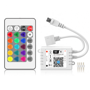 DC5-28V инфракрасный 24 ключа WiFi RGB контроллер быть подключен локально или управляемый удаленно - Product Image 1