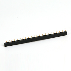 Round <strong>1</strong>.<strong>27mm</strong> Pin straight <strong>header</strong> Connector 2x40 1x40p single double row pcb 2mm female 2.54 vertical male right angle pin <strong>header</strong> - Product Image 6