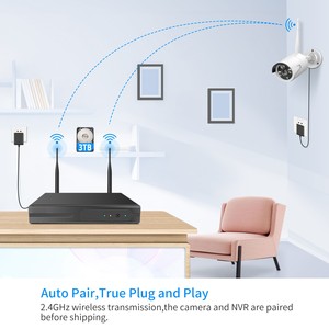 3mp 8CH系统套件Wifi IP Nvr套件安全摄像头系统Nvr Ip摄像头无线8CH遥控防水全高清5mp Alexa - Product Image 3
