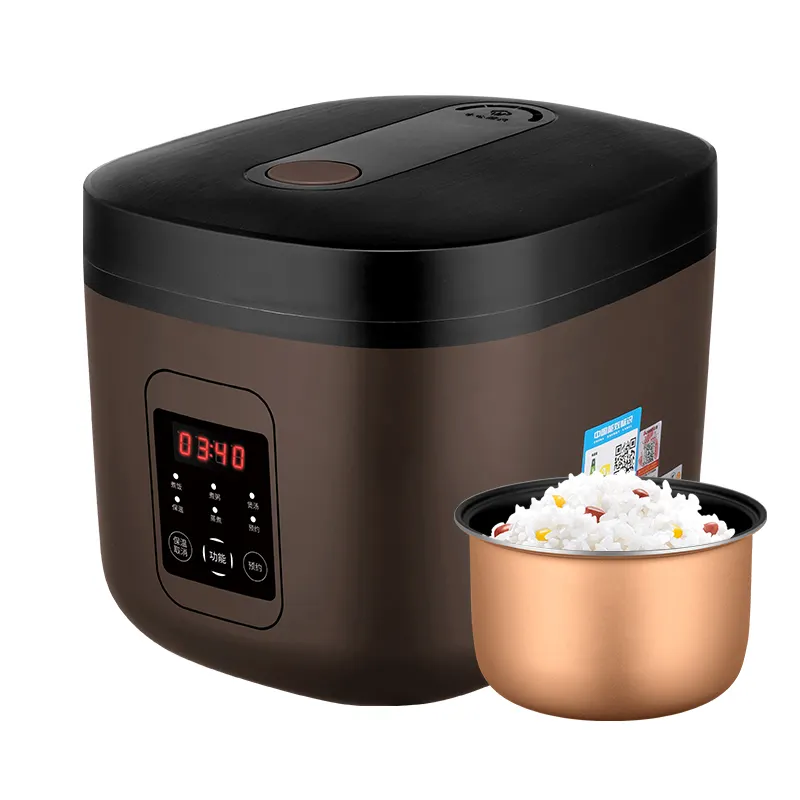 Elettrodomestico intelligente cuociriso elettrico a piena capacità 1.2L 2L 3L 3.8L 5L multiuso cottura zuppa di porridge di riso