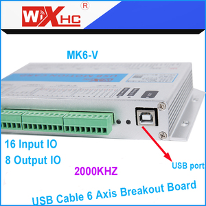 Placa de interfaz de máquina de grabado MACH3, placa de controlador de motor paso a paso de 5 ejes, controlador de cable USB CNC - Product Image 4