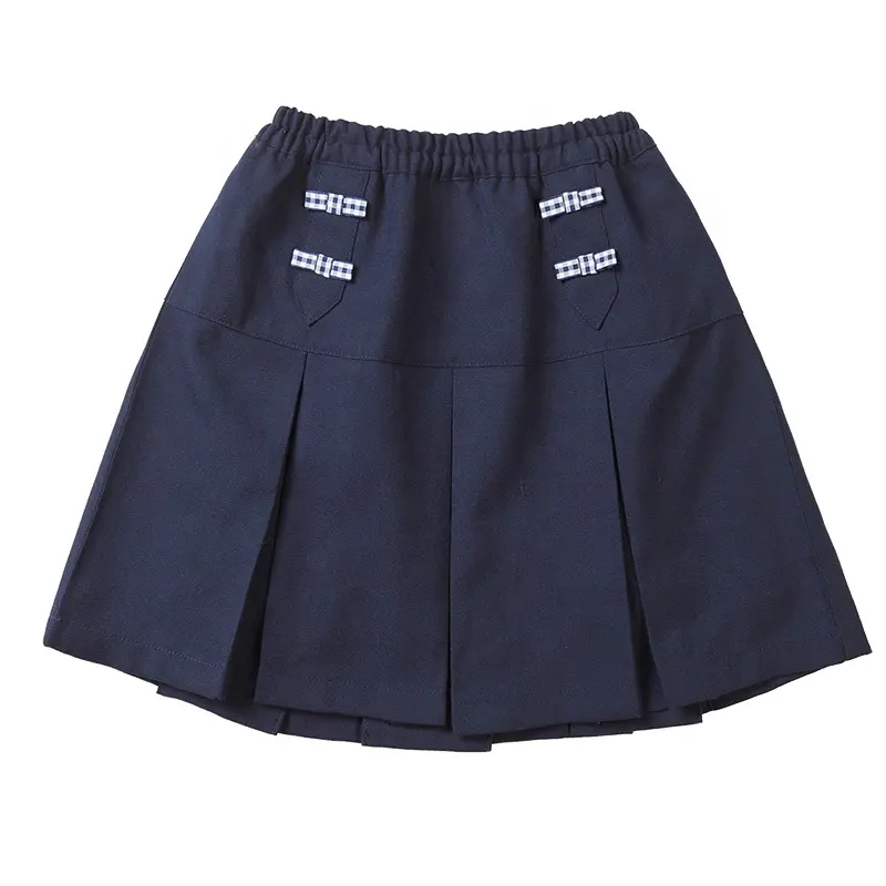 Falda plisada de cintura alta para mujer y niña, falda con logotipo personalizado, venta al por mayor