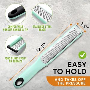 Bahar şef profesyonel büyük hamur Blender & ince Shred Zester paslanmaz çelik pişirme ve pasta araçları paket nane rengi - Product Image 6