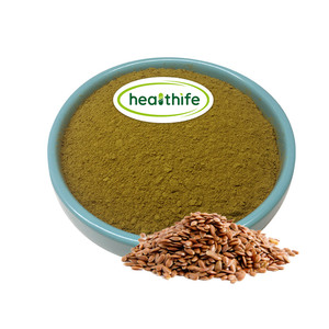 Healthife fornitura di fabbrica per uso alimentare estratto di semi di lino in polvere 20% 40% 50% lino lignani in polvere - Product Image 1