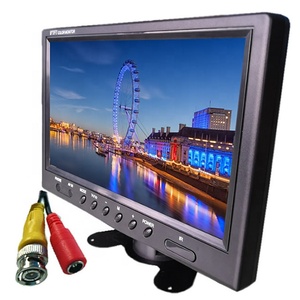 16:9 Widescreen 9 Inch <strong>LCD</strong> <strong>Monitor</strong> TFT Color Screen <strong>with</strong> <strong>BNC</strong> Video <strong>Input</strong> Q9 Connect for Industrial CCD Car Cctv Camera System - Product Image 1