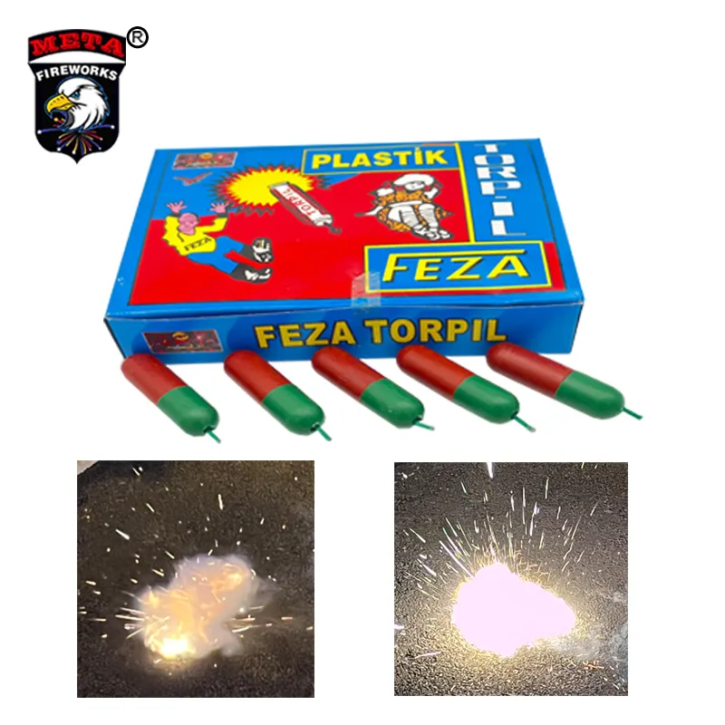 Petardi giocattolo Super Sound di spedizione sicura popolari cracker di plastica per fuochi d'artificio a triangolo Petardo di alta qualità per tutti i festival