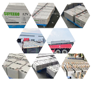 SUYEEGO AGM ODM OEM güneş jel piller 200ah 12v 100ah jel akü 12v 20a derin döngüsü uzun ömürlü ev güneş sistemi