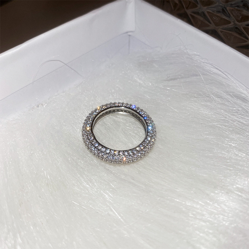 37# Bague - Standard - Argent - Zircon