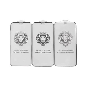 Bán Buôn Sư Tử Đầy Đủ Keo Điện Thoại Di Động Bảo Vệ Màn Hình 9H Tempered Glass Đối Với iPhone 11 12 13 Mini 14 Cộng Với 15 Pro Max 16 XS SE XR - Product Image 2