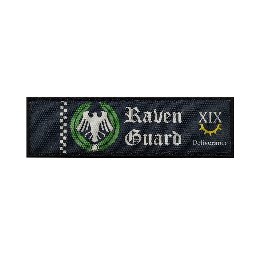 Y00085-3 Bande Warhammer 40K (3-Garde des Corbeaux Noirs)