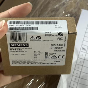 Nuovo e originale PLC Siemens SIMATIC ET200SP modulo di uscita digitale DQ 8x24V DC/0,5A base 6ES7132-6BF01-0AA0 - Product Image 2
