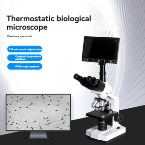 <span class=keywords><strong>Microscope</strong></span> biologique utilisé exclusivement par les cliniques pour animaux de compagnie <span class=keywords><strong>Microscope</strong></span> à température contrôlable Observation du sperme - Product Image 2