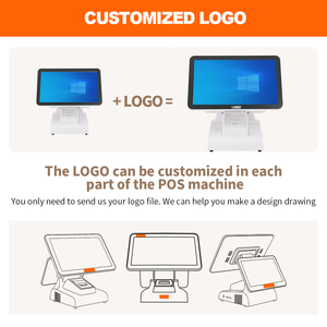 Nuevo diseño todo en una máquina de sistema táctil Pos oculta con cable de pantalla dual - Product Image 4