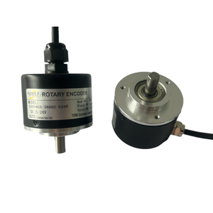 Drehgeber mit großem Drehmoment 3600 ppr Durchmesser 50mm Welle 8mm Inkremental-Drehgeber Spannungs ausgang 5-24V ABZ-Signale - Product Image 1