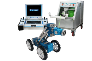 Cámara robot de inspección de tuberías de alcantarillado con sistema CCTV de inspección de tuberías para detección de tuberías grandes de 100-600mm - Product Image 4