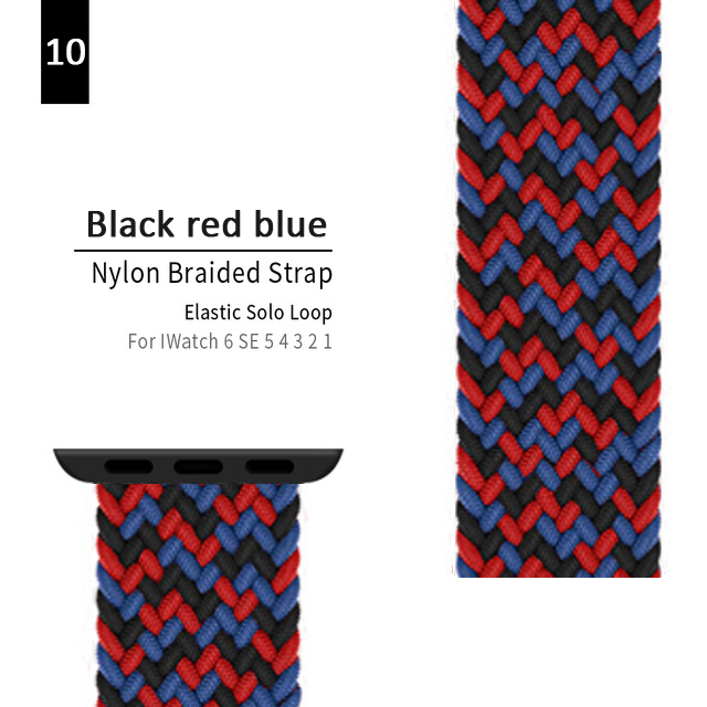 Negro rojo azul