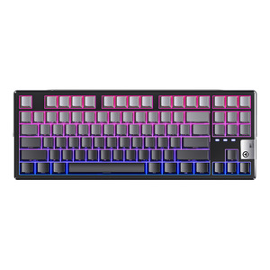 Y87 87-Key RGB Custom Wired Wireless para Bluetooth Gaming Keyboard Three-Mode Mechanical Side-Grabado Periféricos de computadora para - Product Image 5
