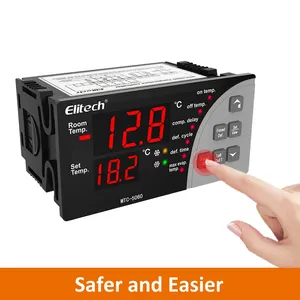 Elitech <span class=keywords><strong>Digital</strong></span>-Controlador de temperatura con pantalla táctil para cámara frigorífica, controlador de temperatura con pantalla táctil - Product Image 2