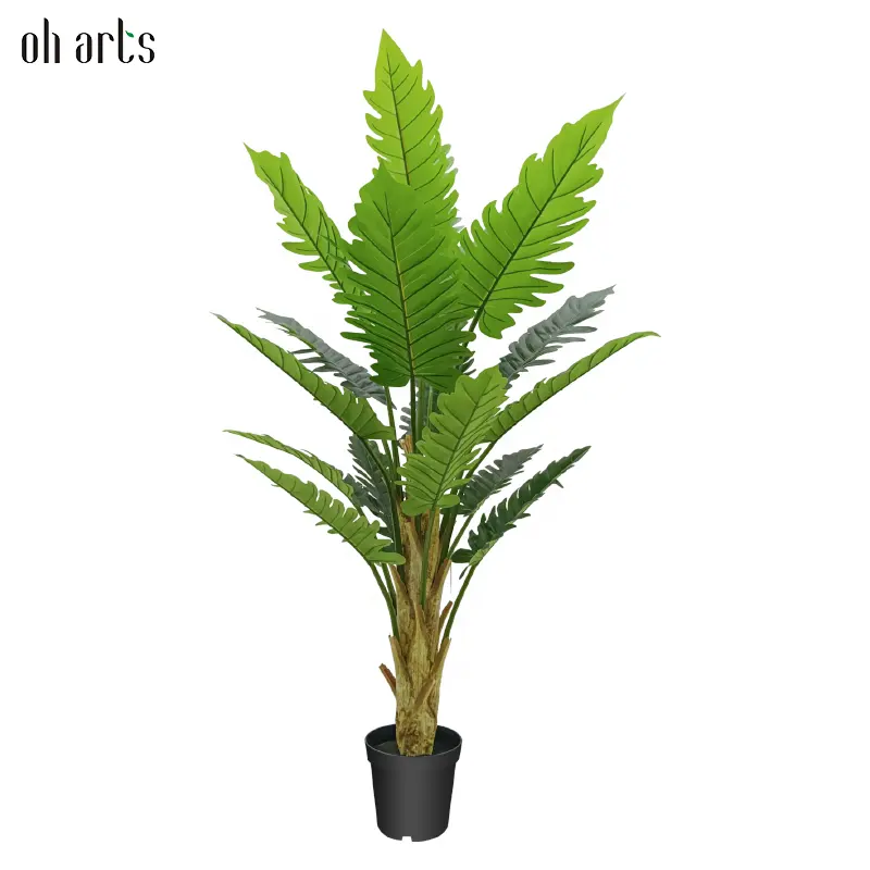 Arbres philodendron artificiels de plantes synthétiques Real Touch professionnels 6ft 180cm de hauteur pour la décoration extérieure intérieure