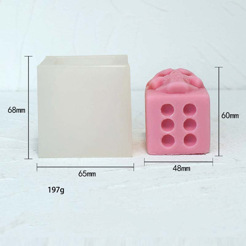 Molde RS1-3776 del cráneo de los dados