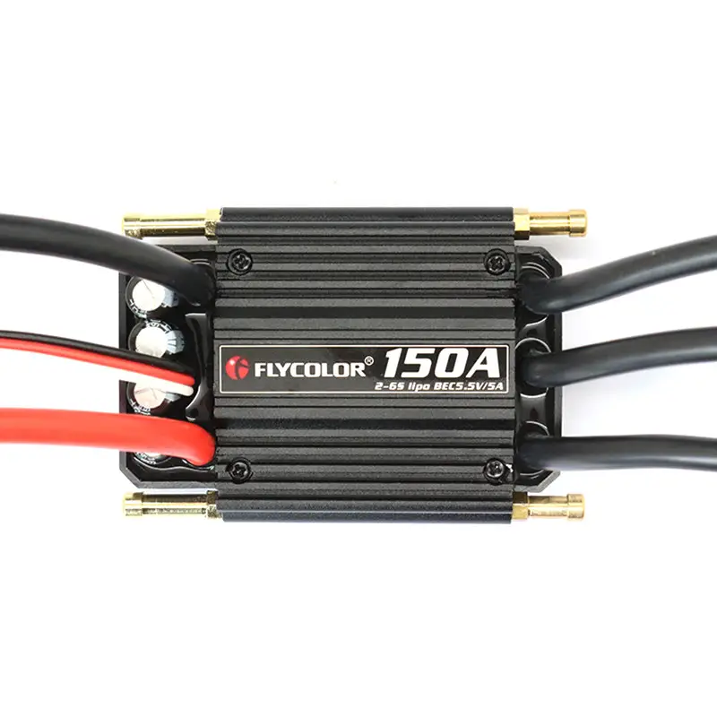 RC FlyMonster 150A ESC 2-6s جهاز تحكم إلكتروني بدون فرشاة مقاوم للماء, جهاز تحكم إلكتروني في السرعة ثنائي الاتجاه للتحكم في الراديو ، للمركب ، هواية