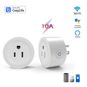 Toma de medición de interruptor WiFi inteligente Alexa voz remota estándar de EE. UU. estándar de EE. UU. 10A conexión directa - Product Image 2