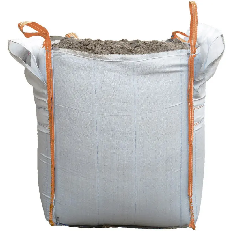 HESHENG 1,5 tonne fibc grand sac en vrac ciment sac 1000kg jumbo sac dimension