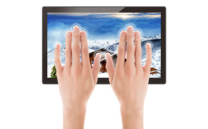 Computer LCD Touchscreen da 15.6 pollici di livello industriale con interfaccia DP durata dell'altoparlante integrato per condizioni difficili - Product Image 2