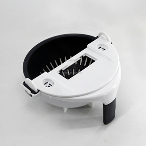Multi Manual Slicer Rotate Vegetable Cutter With Drain Basket Multi-function Kitchen <strong>Veggie</strong> Shredder Grater Slicer <strong>Free</strong> Peeler - Product Image 2