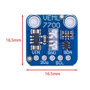 Módulo de Sensor de luz ambiental VEML7700, placa de Sensor de medición de luz Lux de 120K, interfaz I2C IIC de 3,3 V 5V para Raspberry Pi - Product Image 5