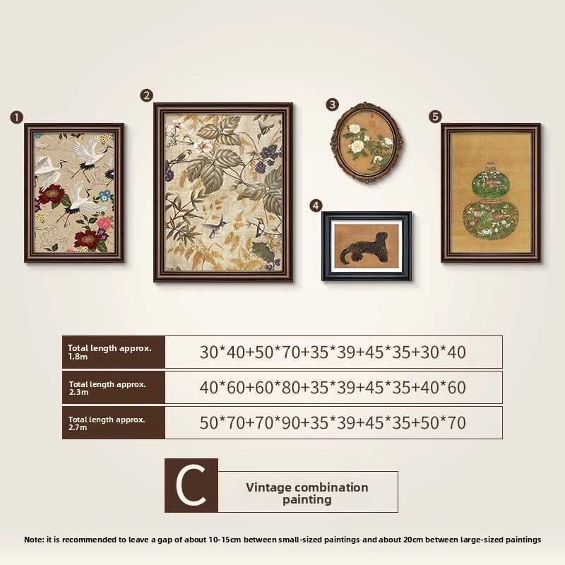 ภาพวาดผสมผสานสไตล์วินเทจ C