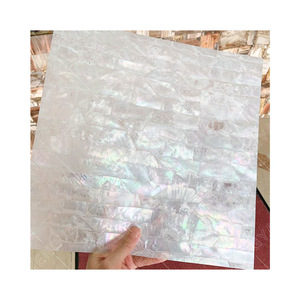 Beyaz paspas sedef kakma kabuk laminat MOP kabuk sac lazer kesim - Product Image 1