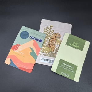 <span class=keywords><strong>Zip</strong></span> Shut leakproof mùi lưu trữ bằng chứng tái sử dụng nhôm Ziplock bao bì thực phẩm túi cho các loại hạt và kẹo - Product Image 4