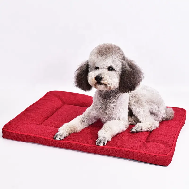 كبير سرير كلب لينة قفص لوحة للحيوانات الأليفة حصيرة آلة قابل للغسل الحيوانات الأليفة سرير مع عدم الانزلاق أسفل